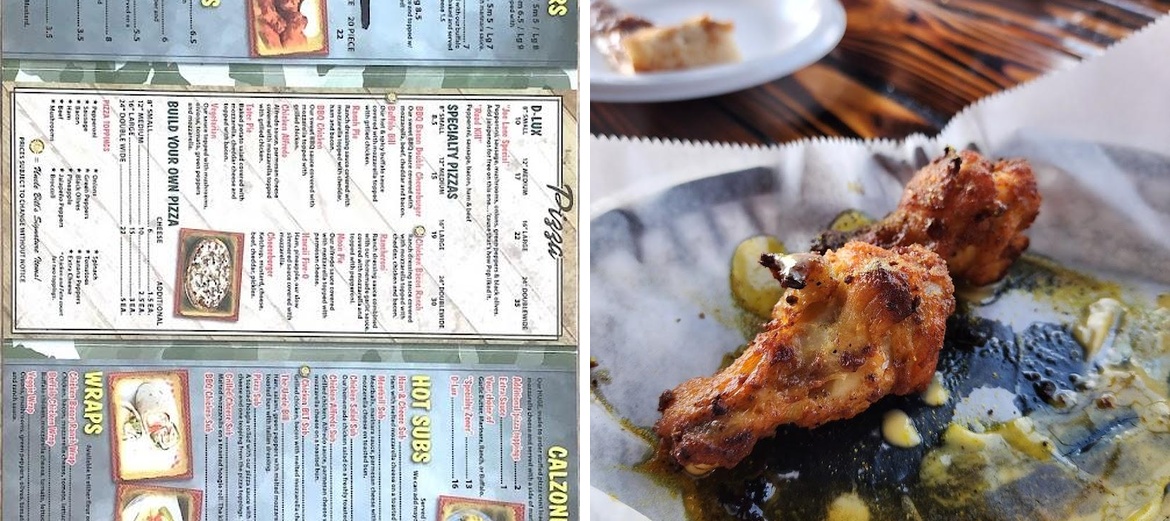 Uncle Bills Pizzeria Menu